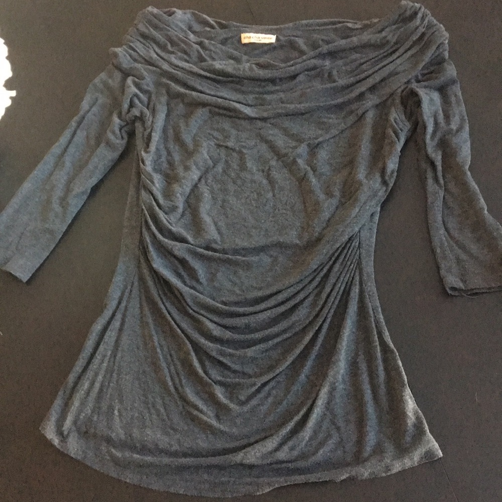 Slimming grey cowl neck ♥️fav